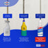 32 oz Clean-eez Grout-eez Tile Cleaner with Stand-Up Brush Head Heavy-Duty Stain Remover for Ceramic and Porcelain