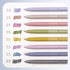 WRITECH 0.5mm Gel Pens, 8ct - Silent Retractable Pens for Journaling, Drawing, and Writing - No Smear, Smudge, or Bleed