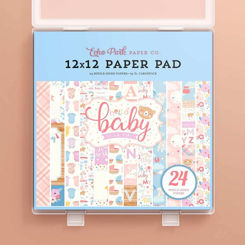 iBune 6 Pack Paper Storage, 12x12 Scrapbook Storage Box for 12" x 12" Paper, Portable Slim Project Case