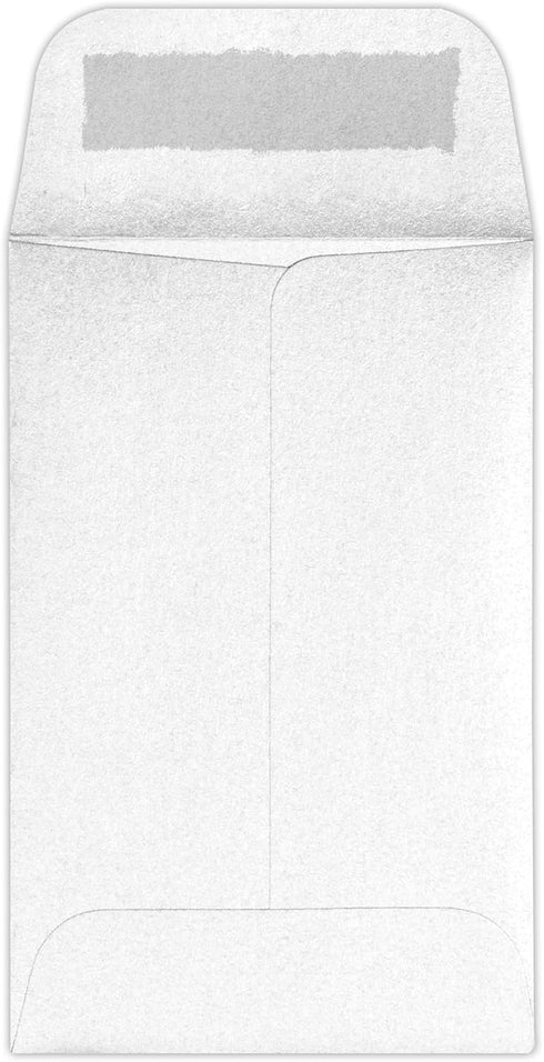 LUXPaper #1 Coin Envelopes, 2 1/4" x 3 1/2" Crystal Metallic, 50 Qty