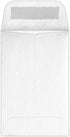 LUXPaper #1 Coin Envelopes, 2 1/4" x 3 1/2" Crystal Metallic, 50 Qty