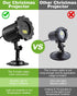 ECOHDT 8 Brighter Christmas Projector Lights Outdoor, Laser Light Projector with Remote, Patterns Light Show Holiday