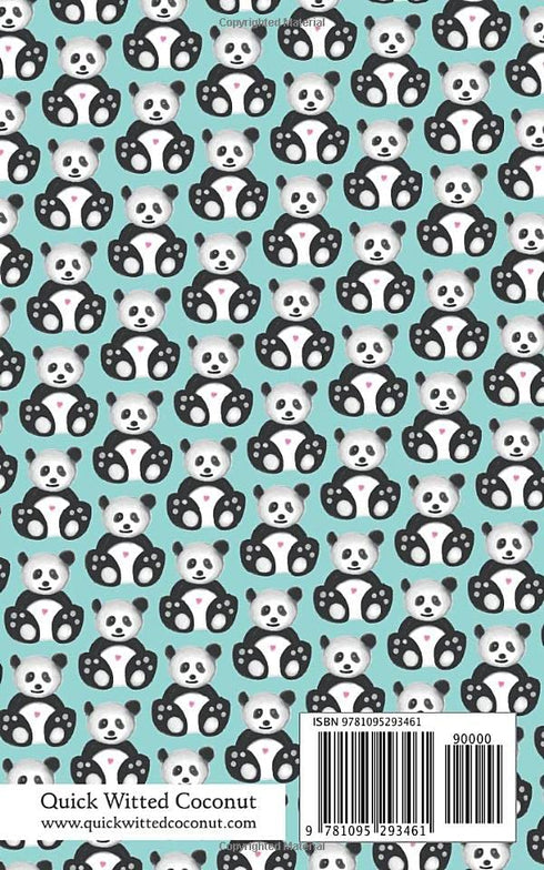 Panda Notebook - Ruled Pages - 5x8 - Premium: (Sky Blue Edition) Fun notebook 96 ruled/lined pages (5x8 inches / 12.7x20.3cm / Junior Legal Pad / Nearly A5)