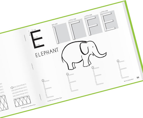Learning Without Tears My First School Book - Student Activity Workbook, Pre-K, Ages 4+, MFSB-20