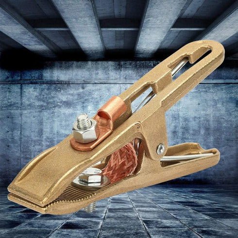 Fafeicy Welding Ground Clamp - Brass Material A Shape Ground Clamp for Welding Machine in Shipyards, 500A