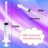 100 Pcs-5 ml Luer Lock Syringe with 18ga Needle, Individually Packaged for Labs and Supplies