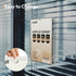 8.5 11, (4 Pack) NIUBEE Acrylic Window Sign Holder with Suction Cups X Clear Acrylic Frames Glass Door Mount