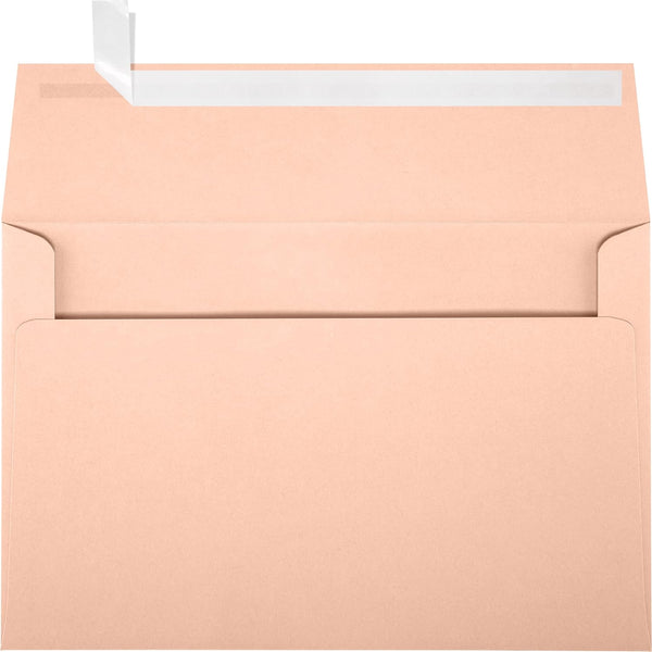 LUXPaper A9 Invitation Envelopes - Blush Pink - 5 3/4" x 8 3/4" - Peel & Press - 50 Qty
