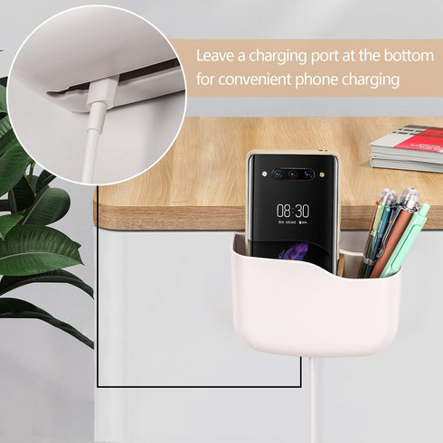 Tecbeauty 2 Pack Adhesive Remote Control Holder, Wall Mount Universal TV Remote Organizer for Home Office