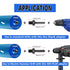 SALI 2PCS Core Drill Bit Adapter, 5/8"-11 Thread Male to 3/8" SDS Plus Shank for Diamond Hole Saw