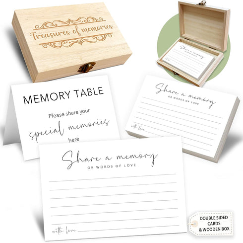 Share A Memory Cards For Celebration of Life Decorations, 50 Psc Share