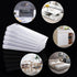 4 Pcs Clear Rubbery Table Shims, Level Wedge for Home Improvement DIY Wedge Levelers (5mm)
