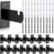 16 Pcs Gridwall Mount Brackets with Screws for Grid Panels, Clothing Store Retail Display, Garage Wall Organization