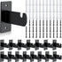 16 Pcs Gridwall Mount Brackets with Screws for Grid Panels, Clothing Store Retail Display, Garage Wall Organization
