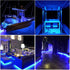 16.4ft 280LEDs, 8 IP67 2835 UT Solar LED Strip Lights Outdoor, Solar Powered Blue Light LED Strip with Lighting Modes
