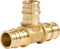 SharkBite 3/4 Inch Brass Expansion Tee for PEX-A Pipe, Plumbing Fittings, UAB370LFA