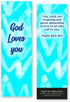 God Loves You, Psalm 86:5, Bulk Pack of 25 Christian Bookmarks for Kids, Sunday School Prizes