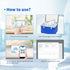 YFL 180 Outdoor-1 Pack Wireless Temperature Data Logger Reusable Temperature Sensor USB-Free Thermometer Recorder High