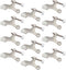 Nuk3y Hinge Pin Heavy Duty Adjustable Door Stop, 12 Pack, Satin Nickel