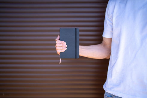 Moleskine Classic Notebook, Hard Cover, Medium (4.5" x 7") Ruled/Lined, Black, 208 Pages