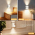 Generic Auto Dusk to Dawn Night Light - Plug in LED Wall Lamp with Smart Sensor, Energy Efficient Compact ABS Room