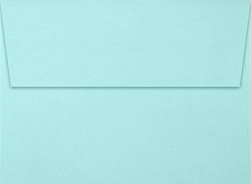 LUXPAPER A7 Invitation Envelopes, 50 Pack, Seafoam, for 5 x 7 Cards, with Peel and Press Seal