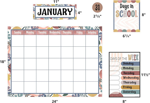 Teacher Created Resources Large Wonderfully Wild Calendar Bulletin Board