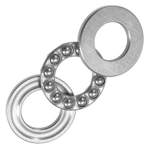 1pcs S51102 Thrust Ball Bearing, 15mm Bore x 28mm OD x 9mm Thick Stainless Steel with Washers for Industrial Use