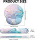 Ergonomic Mouse Pad Wrist Support, Memory Foam Keyboard Wrist Pad & Gel Wrist Rest Set for Easy Typing & Pain Relief
