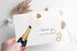 50 4x6 Heather & Willow Wedding Thank You Cards from the New Mr and Mrs | Bulk Thank You Cards with Envelopes |