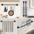 YACVCL Bath Towel Bar Black, 23.6 Inch Towel Rack, 304 Stainless Steel Bathroom Accessories Wall Mounted