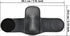Handmade Artificial Leather Stethoscope Holder with Clip to Protect from Neck Carrying or Loss (Black, 1 Piece)