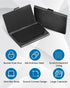 MaxGear Metal Business Card Holder - Professional Stainless Steel Card Case for Men & Women, Black