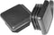 (Pack of 10) Square Plastic Plugs, Tubing End Cap and Furniture Glide Inserts by SBD