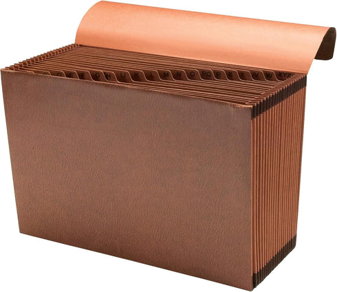 Smead TUFF Expanding File, 21 Pockets, Alphabetic (A-Z), Legal Size, Redrope (70320)
