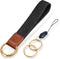 Fishent Stretchy Key Chain, Cute Keychain Wristlet, Upgraded Woven Lanyard for Keys, ID Badges, Phone (Starry Night)