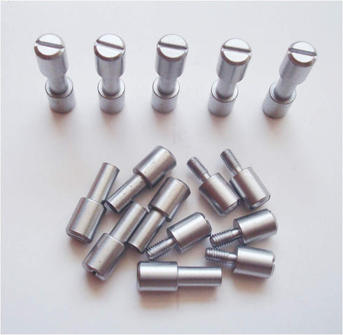Corby Bolts Fasteners, 10 Sets/lot, EDC Knives Maker Screws, DIY Knife Handle Fastener Rivets (Stainless Steel)