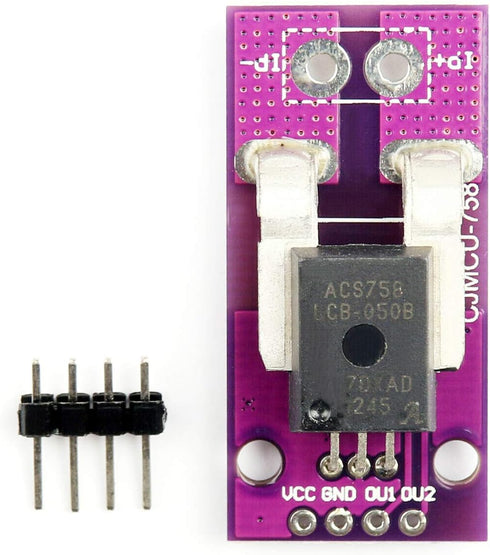 HiLetgo ACS758 ACS758LCB-050B-PFF-T 50A Linear Current Sensor ACS758LCB Current Module 120 kHz