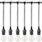 ACBungji 6 Packs 3.6 FT Pendant Light Kit for Edison Bulb, 6Mini