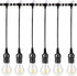 ACBungji 6 Packs 3.6 FT Pendant Light Kit for Edison Bulb, 6Mini