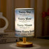 WSYEAR Bible Verse Table Lamp with Inspirational Thoughts and Christian Religious Gifts for Women Men Christmas Easter