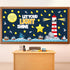 party greeting 109Pcs Christian Religious Bulletin Board Set, Let Your Light Shine Classroom Decoration
