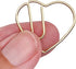 Cute Paperclips, Gold Heart Paper Clips, Heart Paperclips with Clear Box - Perfect for Wedding, Marriage, Journaling, Office, Heart Paperclips Cute Small Paper Clips by Zilo Novelties