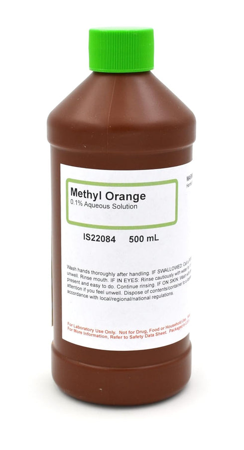 ALDON Innovating Science 0.1% Aqueous Methyl Orange Solution, 500mL - The Curated Chemical Collection