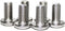 10PCS M8-1.25 x 10mm Button Head Socket Cap Screws - Stainless Steel 18-8, Full Thread, Allen Socket Drive, Plastic Box