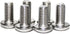 10PCS M8-1.25 x 10mm Button Head Socket Cap Screws - Stainless Steel 18-8, Full Thread, Allen Socket Drive, Plastic Box