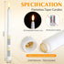 50 9.7 Inch Baquler Pcs Flameless Taper Candles Battery Operated Taper Candles Bulk LED Flickering White Candlesticks