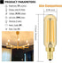 E12 Dimmable 8W 75 2700K T6 T25 E12 Bulb AC120V 750LM e12 Bulb 6Pack Leools LED Equal watt Amber Warm White Candelabra
