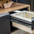 4pcs Set, Lurrose Furniture Drawer Slides and Plastic Guide Accessories Side Mount Drawer Tracks for Cabinet, Dresser