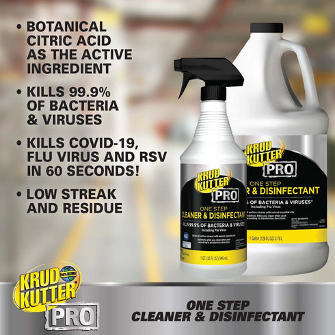 367525 One Step Cleaner & Disinfectant, 32 oz (Pack of 1)